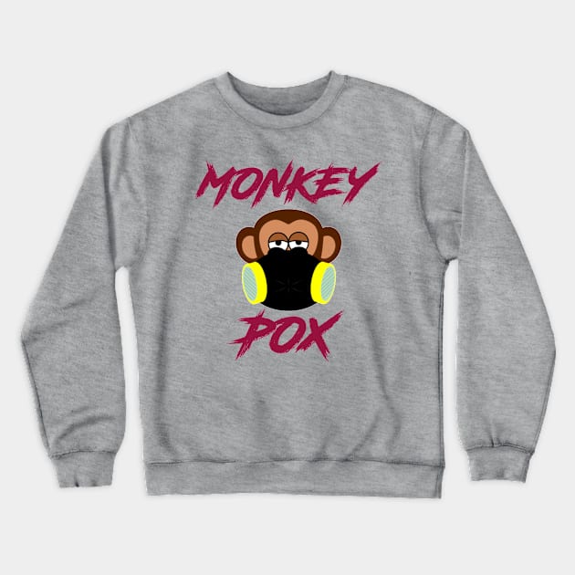 Monkey Pox Crewneck Sweatshirt by Wicked Mofo